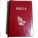 Biblie mediu-mare, Piele naturala visiniu lacuit